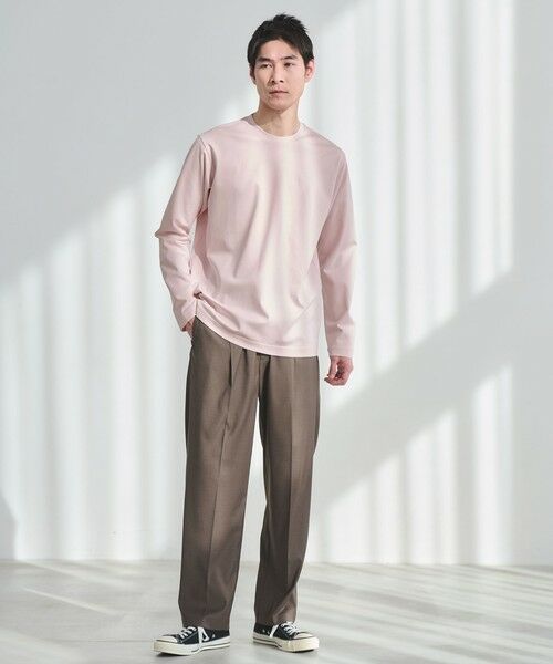 green label relaxing / グリーンレーベル リラクシング カットソー | オーガニック コットン ポンチ クルーネック Tシャツ | 詳細17