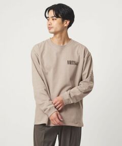 green label relaxing / グリーンレーベル リラクシング カットソー | 【別注】＜Manhattan Portage＞プリント 長袖 Tシャツ