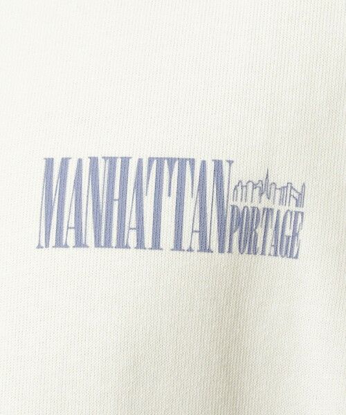 green label relaxing / グリーンレーベル リラクシング カットソー | 【別注】＜Manhattan Portage＞プリント 長袖 Tシャツ | 詳細6