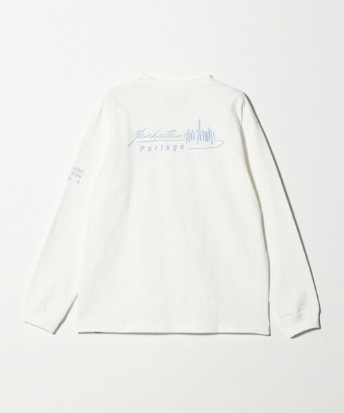 green label relaxing / グリーンレーベル リラクシング カットソー | 【別注】＜Manhattan Portage＞プリント 長袖 Tシャツ | 詳細5