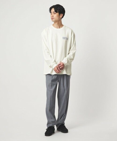 green label relaxing / グリーンレーベル リラクシング カットソー | 【別注】＜Manhattan Portage＞プリント 長袖 Tシャツ | 詳細5