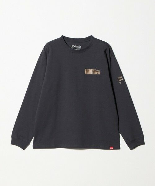 green label relaxing / グリーンレーベル リラクシング カットソー | 【別注】＜Manhattan Portage＞プリント 長袖 Tシャツ | 詳細9