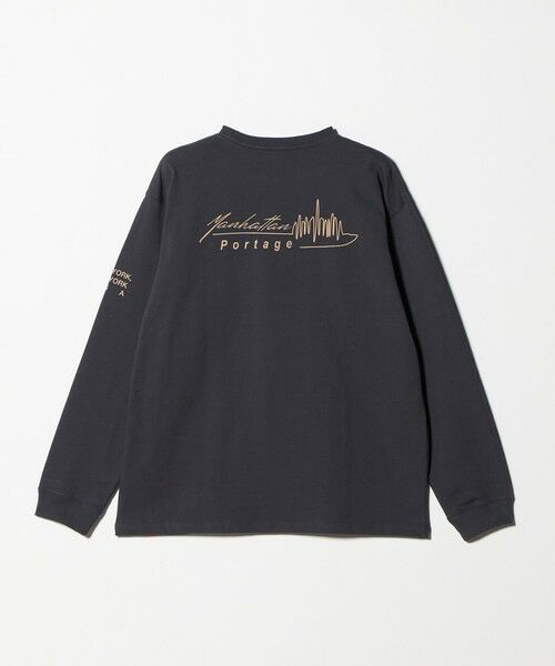 green label relaxing / グリーンレーベル リラクシング カットソー | 【別注】＜Manhattan Portage＞プリント 長袖 Tシャツ | 詳細10