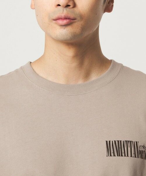 green label relaxing / グリーンレーベル リラクシング カットソー | 【別注】＜Manhattan Portage＞プリント 長袖 Tシャツ | 詳細12