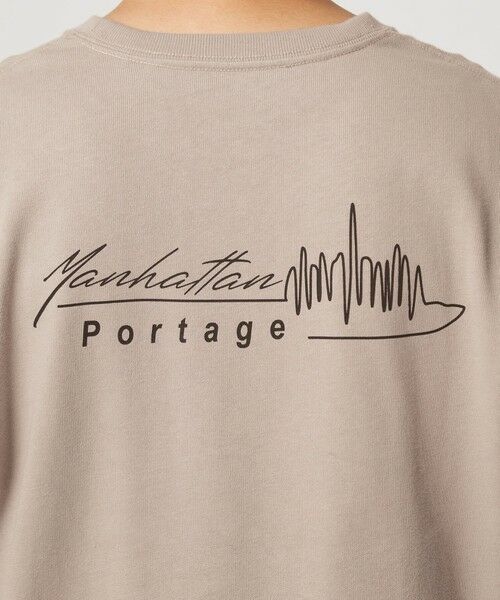 green label relaxing / グリーンレーベル リラクシング カットソー | 【別注】＜Manhattan Portage＞プリント 長袖 Tシャツ | 詳細28