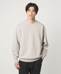 green label relaxing / グリーンレーベル リラクシング ニット・セーター | コットン シルク ミラノリブ クルーネック ニット