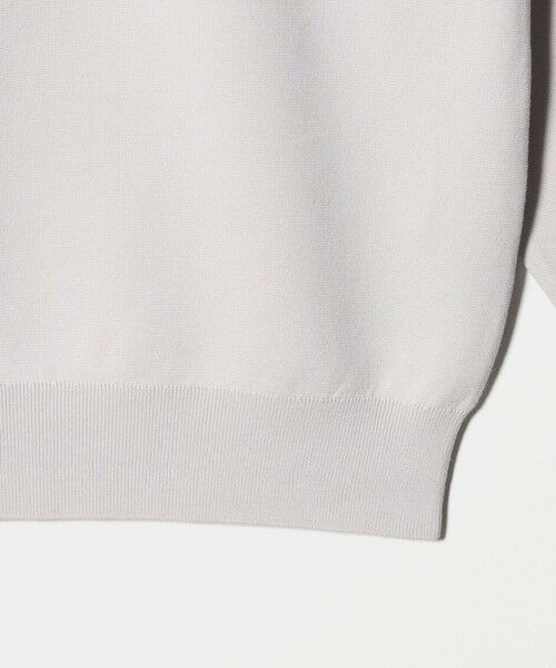 green label relaxing / グリーンレーベル リラクシング ニット・セーター | コットン シルク ミラノリブ クルーネック ニット | 詳細9