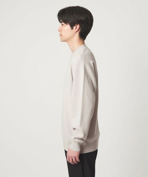 green label relaxing / グリーンレーベル リラクシング ニット・セーター | コットン シルク ミラノリブ クルーネック ニット | 詳細3