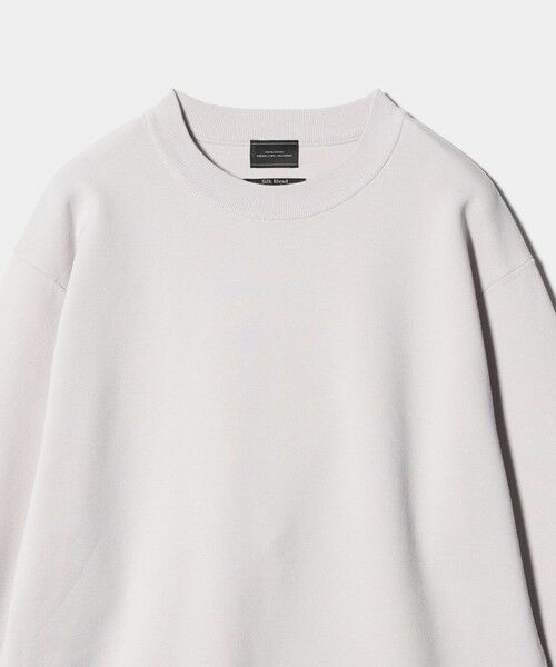 green label relaxing / グリーンレーベル リラクシング ニット・セーター | コットン シルク ミラノリブ クルーネック ニット | 詳細7