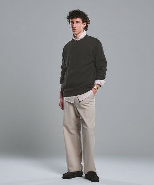 green label relaxing / グリーンレーベル リラクシング ニット・セーター | コットン シルク ミラノリブ クルーネック ニット | 詳細16