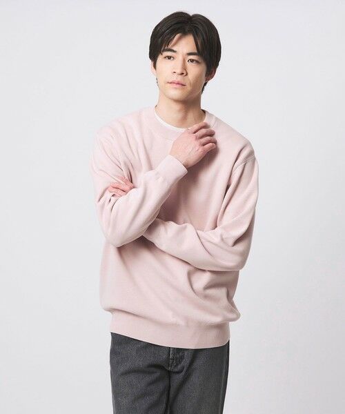 green label relaxing / グリーンレーベル リラクシング ニット・セーター | コットン シルク ミラノリブ クルーネック ニット | 詳細24