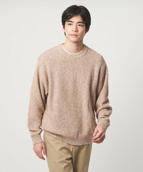 green label relaxing / グリーンレーベル リラクシング ニット・セーター | ミックスカラー クルーネック ニット | 詳細2