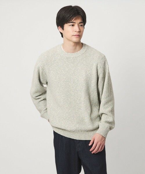 green label relaxing / グリーンレーベル リラクシング ニット・セーター | ミックスカラー クルーネック ニット | 詳細16