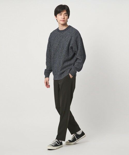 green label relaxing / グリーンレーベル リラクシング ニット・セーター | ミックスカラー クルーネック ニット | 詳細22
