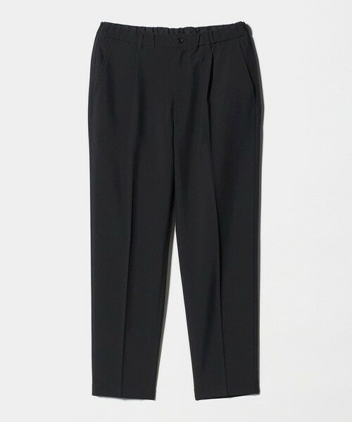 green label relaxing / グリーンレーベル リラクシング その他パンツ | 【WEB限定】JUST fit ドライポリエステル 1プリーツ イージースラックス -吸水速乾-（BLACK）