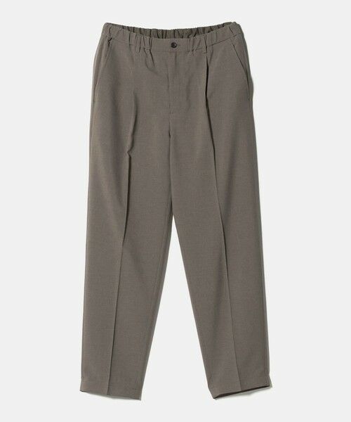 green label relaxing / グリーンレーベル リラクシング その他パンツ | 【WEB限定】JUST fit ドライポリエステル 1プリーツ イージースラックス -吸水速乾-（DK.BROWN）