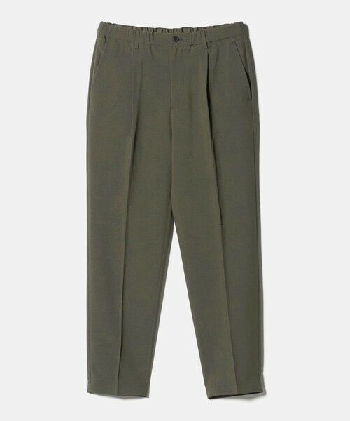 green label relaxing / グリーンレーベル リラクシング その他パンツ | 【WEB限定】JUST fit ドライポリエステル 1プリーツ イージースラックス -吸水速乾-（OLIVE）