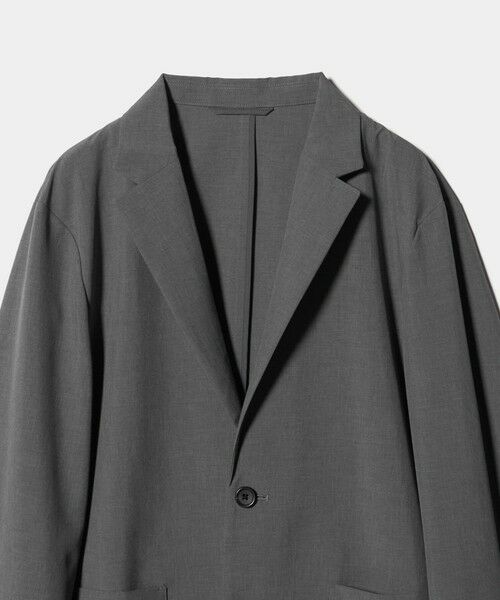 green label relaxing / グリーンレーベル リラクシング テーラードジャケット | 【WEB限定】JUST fit ドライポリエステル リラックス セットアップ -吸水速乾- | 詳細3