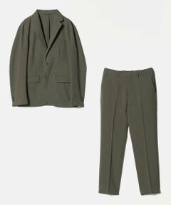 green label relaxing / グリーンレーベル リラクシング テーラードジャケット | 【WEB限定】JUST fit ドライポリエステル ナロー セットアップ -吸水速乾-