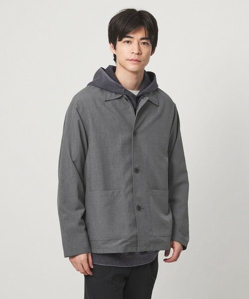 green label relaxing / グリーンレーベル リラクシング ブルゾン | 【WEB限定】ドライポリエステル カバーオール -吸水速乾-（MD.GRAY）