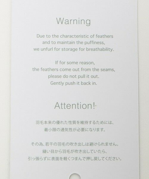 green label relaxing / グリーンレーベル リラクシング トートバッグ | ＜TAION＞ソフトシェル S ダウン トートバッグ | 詳細6