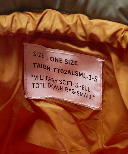 green label relaxing / グリーンレーベル リラクシング トートバッグ | ＜TAION＞ソフトシェル S ダウン トートバッグ | 詳細17