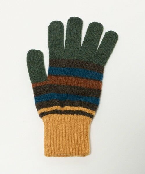 green label relaxing / グリーンレーベル リラクシング 手袋 | ＜ROBERT MACKIE＞ボーダー グローブ | 詳細2