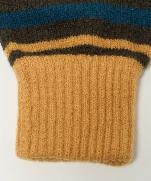 green label relaxing / グリーンレーベル リラクシング 手袋 | ＜ROBERT MACKIE＞ボーダー グローブ | 詳細4