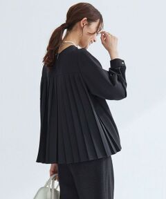green label relaxing / グリーンレーベル リラクシング シャツ・ブラウス | ［size SHORTあり］パウドレ プリーツ ブラウス ウォッシャブル ストレッチ