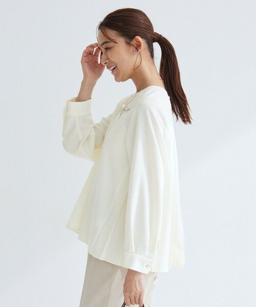 green label relaxing / グリーンレーベル リラクシング シャツ・ブラウス | ［size SHORTあり］パウドレ プリーツ ブラウス ウォッシャブル ストレッチ | 詳細2