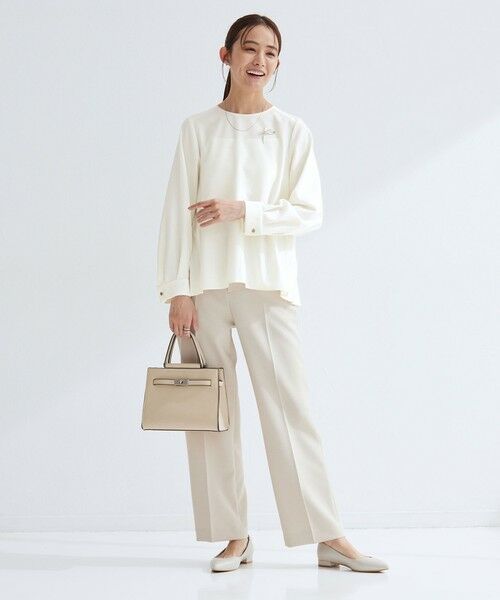 green label relaxing / グリーンレーベル リラクシング シャツ・ブラウス | ［size SHORTあり］パウドレ プリーツ ブラウス ウォッシャブル ストレッチ | 詳細5