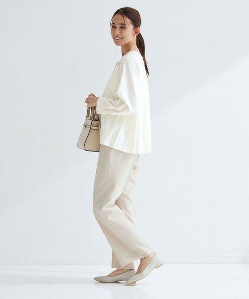 green label relaxing / グリーンレーベル リラクシング シャツ・ブラウス | ［size SHORTあり］パウドレ プリーツ ブラウス ウォッシャブル ストレッチ | 詳細6