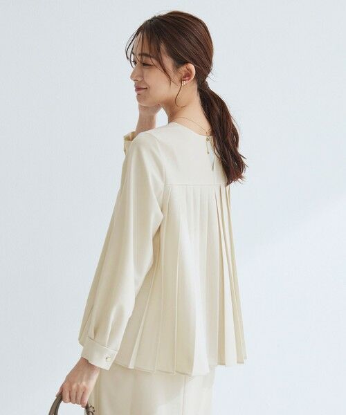 green label relaxing / グリーンレーベル リラクシング シャツ・ブラウス | ［size SHORTあり］パウドレ プリーツ ブラウス ウォッシャブル ストレッチ | 詳細8