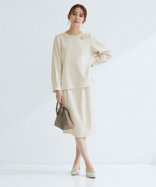 green label relaxing / グリーンレーベル リラクシング シャツ・ブラウス | ［size SHORTあり］パウドレ プリーツ ブラウス ウォッシャブル ストレッチ | 詳細11