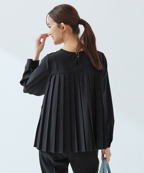 green label relaxing / グリーンレーベル リラクシング シャツ・ブラウス | ［size SHORTあり］パウドレ プリーツ ブラウス ウォッシャブル ストレッチ | 詳細24