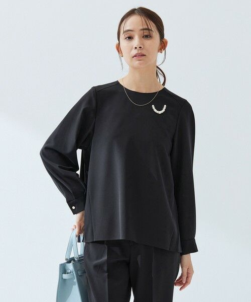 green label relaxing / グリーンレーベル リラクシング シャツ・ブラウス | ［size SHORTあり］パウドレ プリーツ ブラウス ウォッシャブル ストレッチ | 詳細25