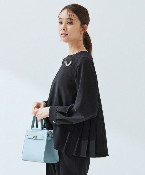 green label relaxing / グリーンレーベル リラクシング シャツ・ブラウス | ［size SHORTあり］パウドレ プリーツ ブラウス ウォッシャブル ストレッチ | 詳細26