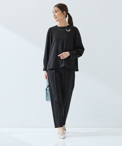 green label relaxing / グリーンレーベル リラクシング シャツ・ブラウス | ［size SHORTあり］パウドレ プリーツ ブラウス ウォッシャブル ストレッチ | 詳細27