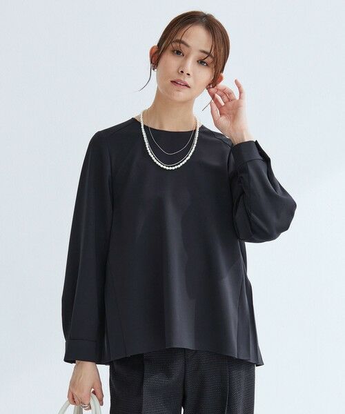 green label relaxing / グリーンレーベル リラクシング シャツ・ブラウス | ［size SHORTあり］パウドレ プリーツ ブラウス ウォッシャブル ストレッチ | 詳細17