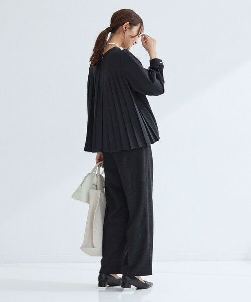 green label relaxing / グリーンレーベル リラクシング シャツ・ブラウス | ［size SHORTあり］パウドレ プリーツ ブラウス ウォッシャブル ストレッチ | 詳細20