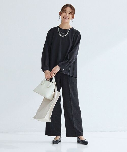 green label relaxing / グリーンレーベル リラクシング シャツ・ブラウス | ［size SHORTあり］パウドレ プリーツ ブラウス ウォッシャブル ストレッチ | 詳細22