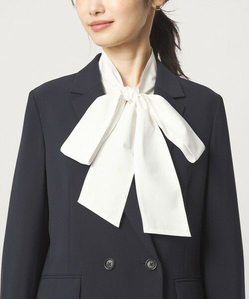 green label relaxing / グリーンレーベル リラクシング シャツ・ブラウス | ［size SHORTあり］ボウタイ ギャザー ブラウス | 詳細12