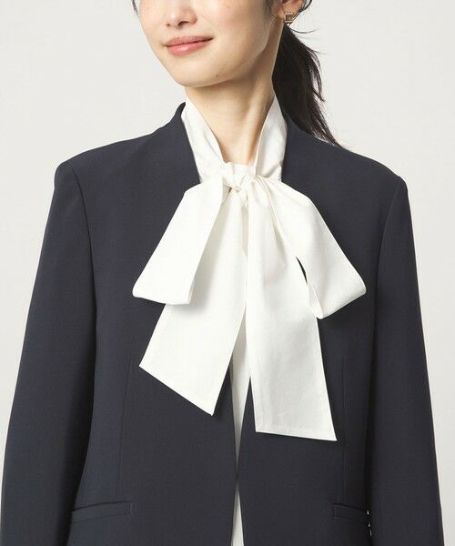 green label relaxing / グリーンレーベル リラクシング シャツ・ブラウス | ［size SHORTあり］ボウタイ ギャザー ブラウス | 詳細14