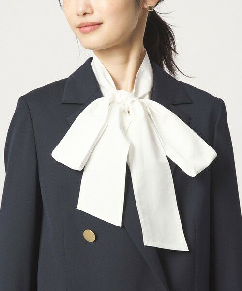 green label relaxing / グリーンレーベル リラクシング シャツ・ブラウス | ［size SHORTあり］ボウタイ ギャザー ブラウス | 詳細16