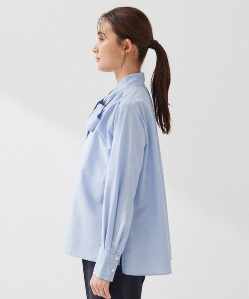 green label relaxing / グリーンレーベル リラクシング シャツ・ブラウス | ［size SHORTあり］ボウタイ ギャザー ブラウス | 詳細18