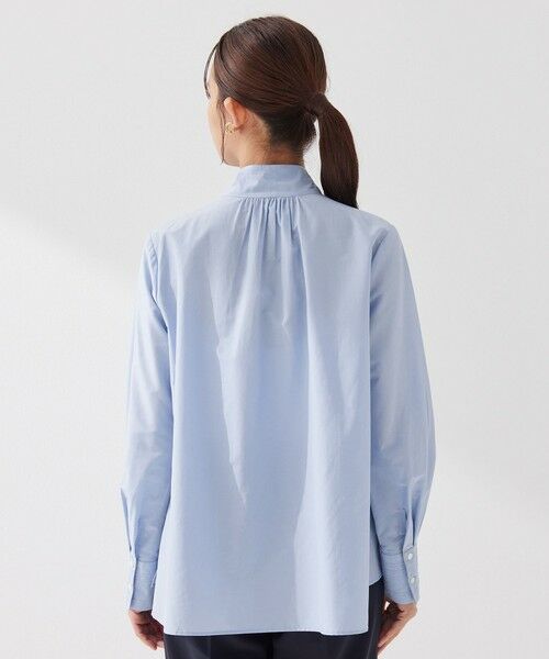 green label relaxing / グリーンレーベル リラクシング シャツ・ブラウス | ［size SHORTあり］ボウタイ ギャザー ブラウス | 詳細19