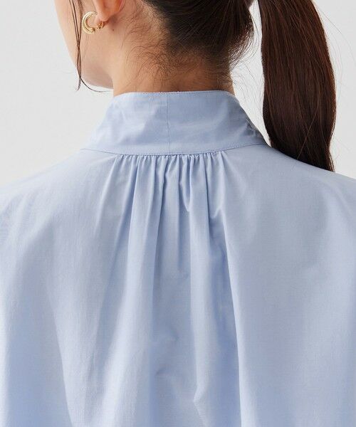 green label relaxing / グリーンレーベル リラクシング シャツ・ブラウス | ［size SHORTあり］ボウタイ ギャザー ブラウス | 詳細21