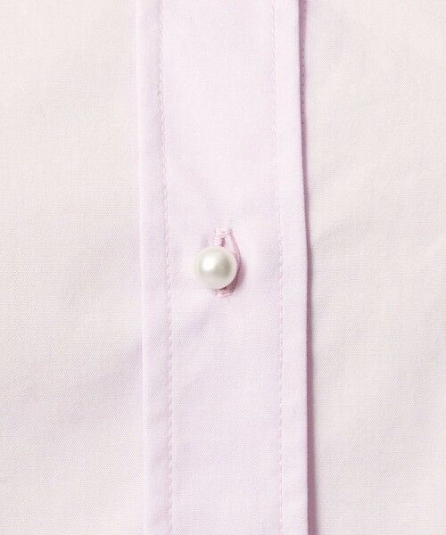 green label relaxing / グリーンレーベル リラクシング シャツ・ブラウス | フェイクパールボタン シャツ | 詳細4