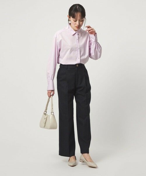 green label relaxing / グリーンレーベル リラクシング シャツ・ブラウス | フェイクパールボタン シャツ | 詳細3