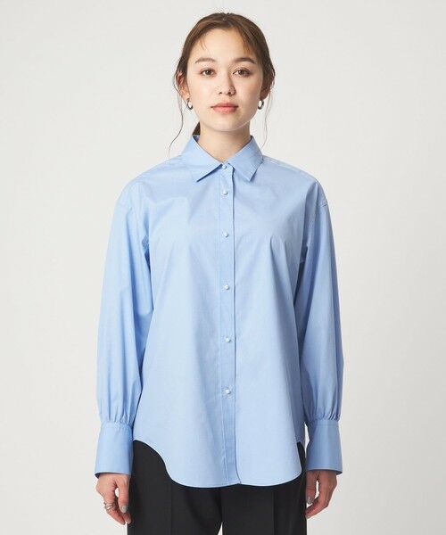 green label relaxing / グリーンレーベル リラクシング シャツ・ブラウス | フェイクパールボタン シャツ | 詳細10